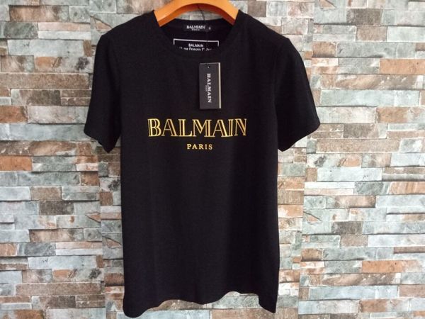 

bal mens designer t shirts white off black red more colour mens fashion luxury designer t shirts short sleeve us size s-xxl, White;black