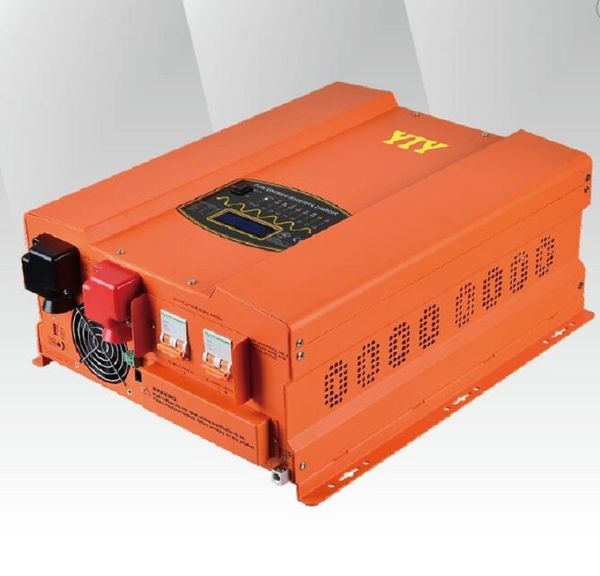 

hp hp-pv dc24v / 48v-8kw yiy рекламный продукт однофазный чистый синусоидальный инвертор / зарядное устройство жк-монитор низкий холостой ра