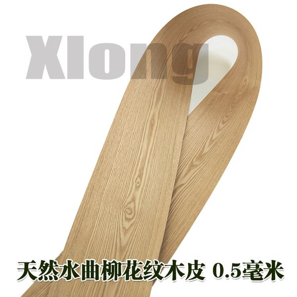 

2pcs l:2.8meters width:140mmthickness:0.5mmfraxinus mandshurica pattern non-woven bottom manual veneer wood veneer solid wood