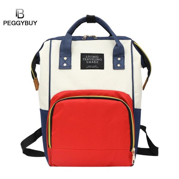 

nappy backpack bag mummy large capacity bag mom baby multi-function waterproof travel backpack baby stroller handle bags