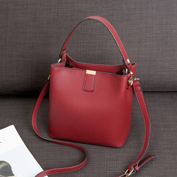

bucket bag women's new cross-body korean women's bag retro shoulder