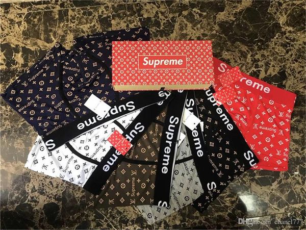 

New men underwear boxer cotton 4 color breathable letter underpant hort de ign cueca tight wai tband hjikol