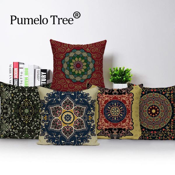 

retro geometry cushion cover scandinavian style bohemian throw pillow case luxury home decor cushions pillows covers cases