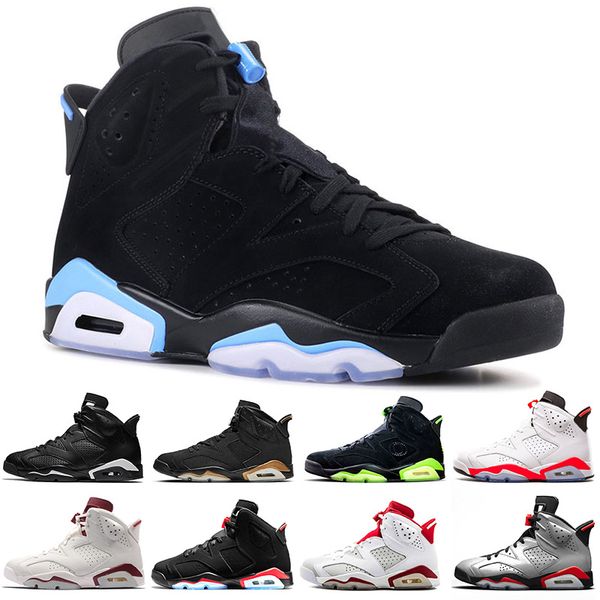 

unc 6 6s basketball shoes women mens traienrs jumpman dmp black infrared gatorate oreo tinker angry bull luxury men designer sneakers, White;red