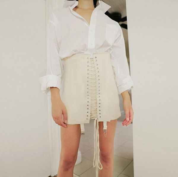 

летняя новая сексуальная однотонная бандажная юбка, Black