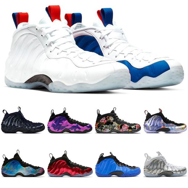 

2019 foam one penny hardaway men basketball shoes vandalized usa paranorman purple camo alternate galaxy mens trainers sports sneakers, White;red