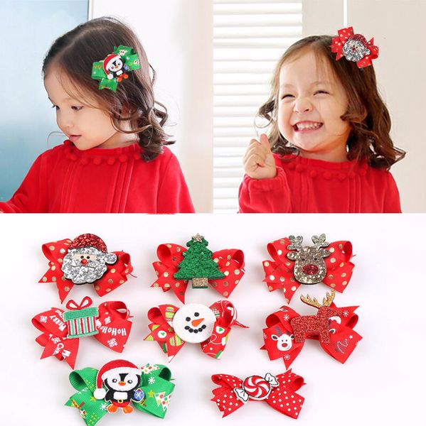 

hair clip hair bows christmas merry christmas ornaments decor for home happy new year navidad xmas decor