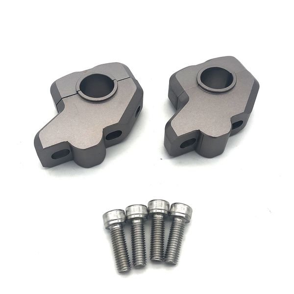 

universal 22mm aluminum handle bar risers clamp for motorbike accessories motor parts