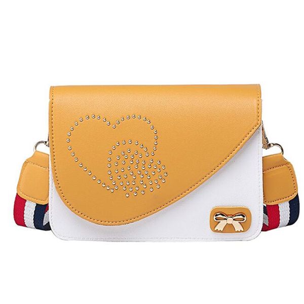 

contrast color women pu leather small handbags casual fashion brand designer ladies phone bag shoulder girls messenger bags
