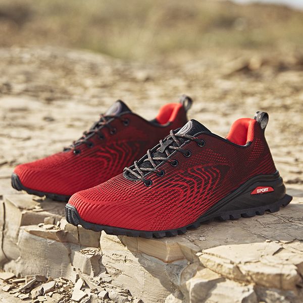 

men hiking shoes winter mountain climbing boots sport trekking camping shoes 39-50