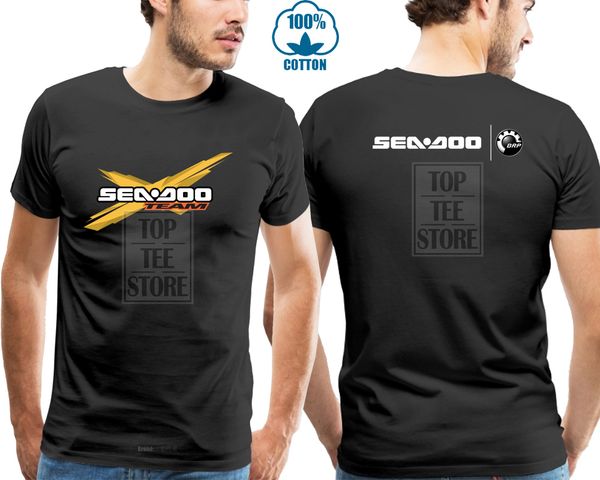 

brp sea doo can am logo black t shirt xs s m  xl 2xl 3xl, White;black