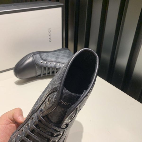 

k16new limited edition french series high-end men s casual shoes, men s boots fashion sports shoes, original shoebox delivery 38-44, Black