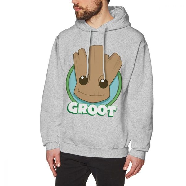 

groot hoodie baby groot face hoodies long winter pullover hoodie cotton stylish male red large loose hoodies, Black