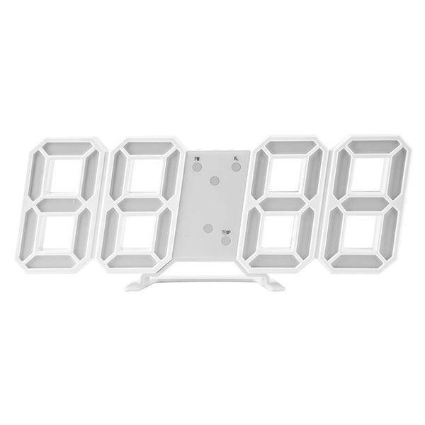 

12/24 fashion 3d hanging clock led table clock clocks for home coffee