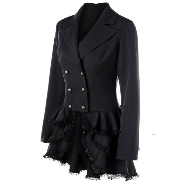 

1pc office dress suit blazer women long blazers fashion casual 2019 solid ladies dress blazer mujer femme d90514, White;black