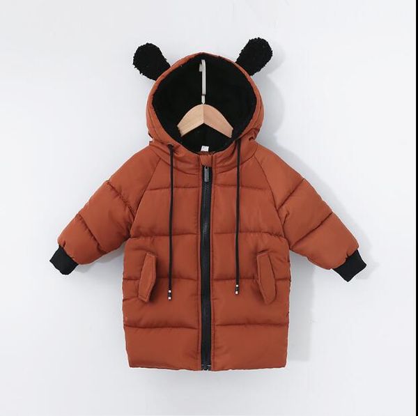 

children's cotton baby winter long-sleeved cotton suit boys and girls jacket thick coat korean version 2018 new, Blue;gray