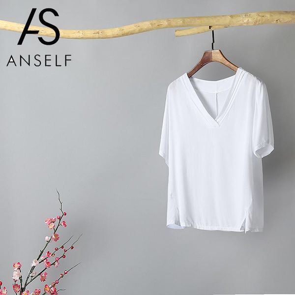 

для женщин топы и блузки 3xl 4xl 5xl плюс размер рубашки женские блузки с коротким рукавом плиссированные боковые расколы урожай топы женски, White