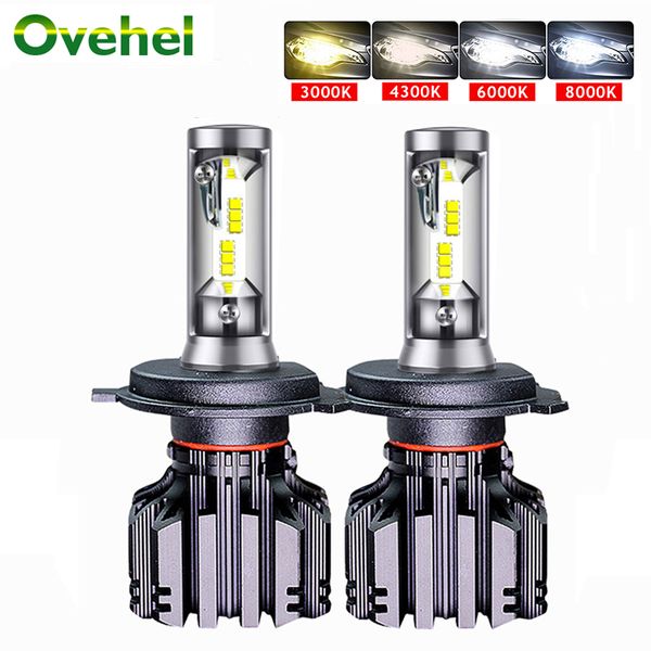 

ovehel car headlight 50w 10000lm csp chips 9005 9006 h11 led h4 led h7 car headlight bulbs hb4 headlamps 3000k 6000k