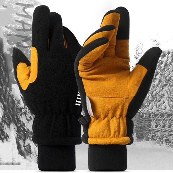 

touchscreen winter thermal warm outdoor sport ski gloves sports full finger snow windser glove luva motociclista #3