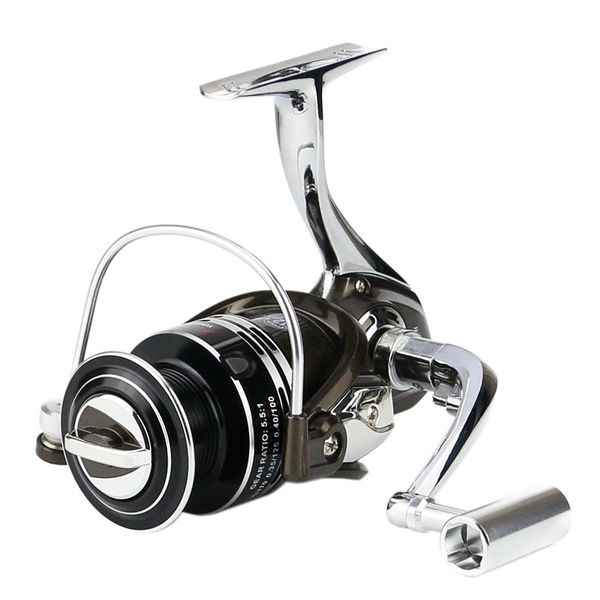 

metal spinning fishing reel 12+1bb 1000-7000 series gear 5.5:1 fish wheel saltwater carretilha pesca fishing tackle