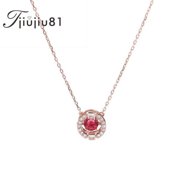 

тренд прохладный ожерелье ши смарт круг ожерелье мода избиение колье кулон женские серебряные аксессуары, Silver