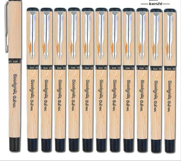 

deluxe black 0.5mm bullet carbon neutral pen water-based commercial office signature pen advertising pen dhl ing