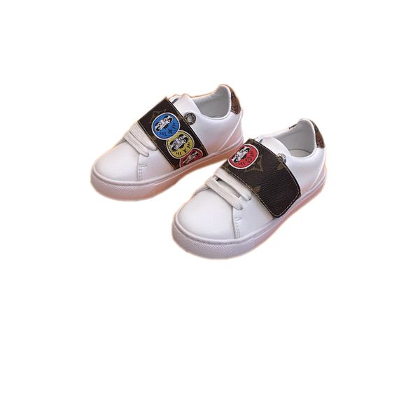 

2020 new designer luxury series outdoor brand leather waterproof children's shoes, solid color children's casual shoes, comfortabl, Black