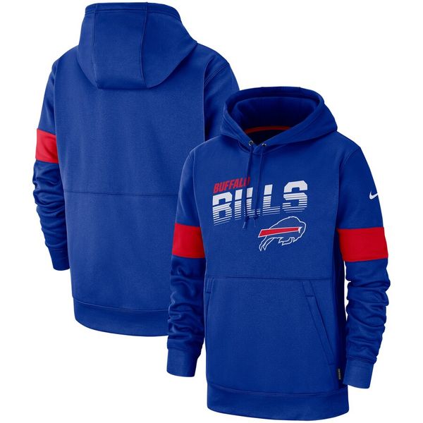 

mens buffalo bills authentic sweatshirt vintage sideline team performance pullover hoodie, Blue;black