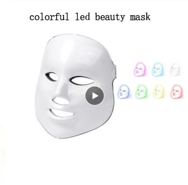 

colorful led beauty therapy mask light face mask therapy pn led facial mask korean skin care skin tightening
