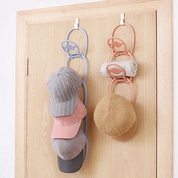 

6pcs multifunction door hook for hat tie household storage door hook for bathroom