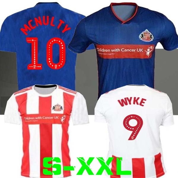 

19 20 sunderland a f c soccer jersey 2019 2020 borini grabban mika defoe soccer jerseys sunderland blue kits football shirts uniforms, Black;yellow