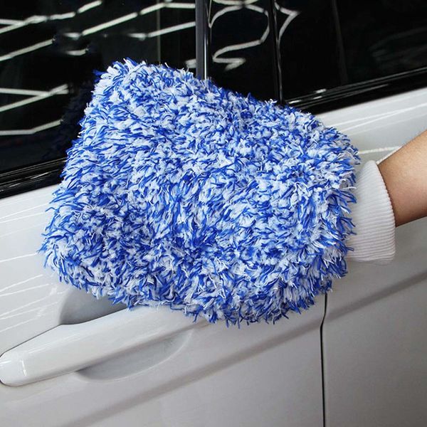 

soft absorbancy glove high density car cleaning ultra soft easy to dry auto detailing microfiber madness wash micloth