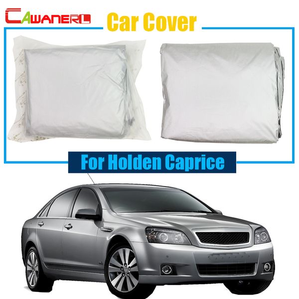 

cawanerl full car cover for holden caprice auto outdoor snow rain resistant anti uv protector sun shade cover dust proof