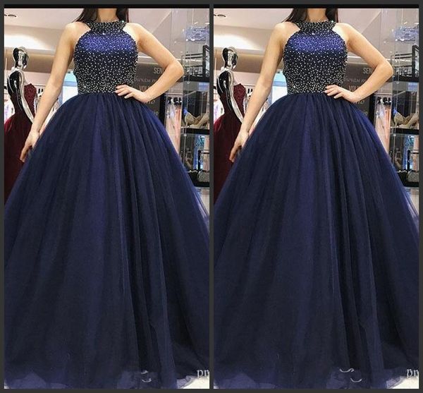 

real p ball gown prom party dresses with sleeveless beaded a line back african evening dresses formal gowns, Black