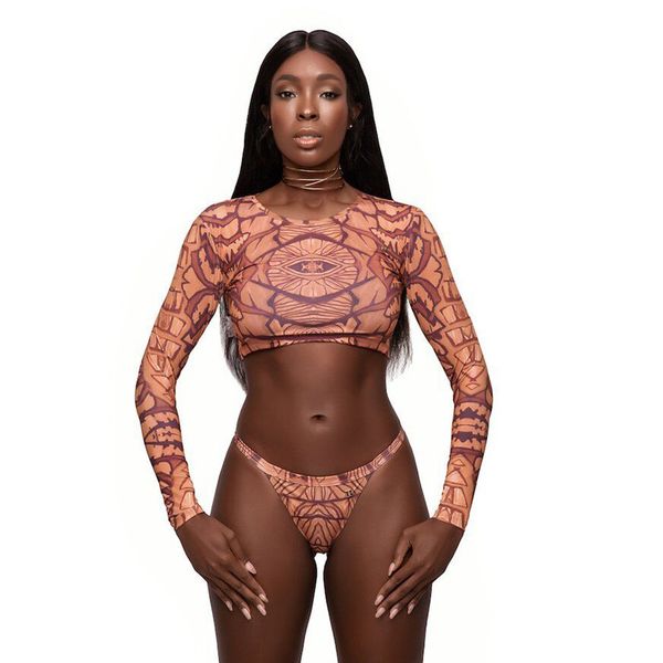 

african swimming suit for women long sleeve swimsuit push up swimwear bikiny ladies pin up swim wear retro sport bathing suit, White;black