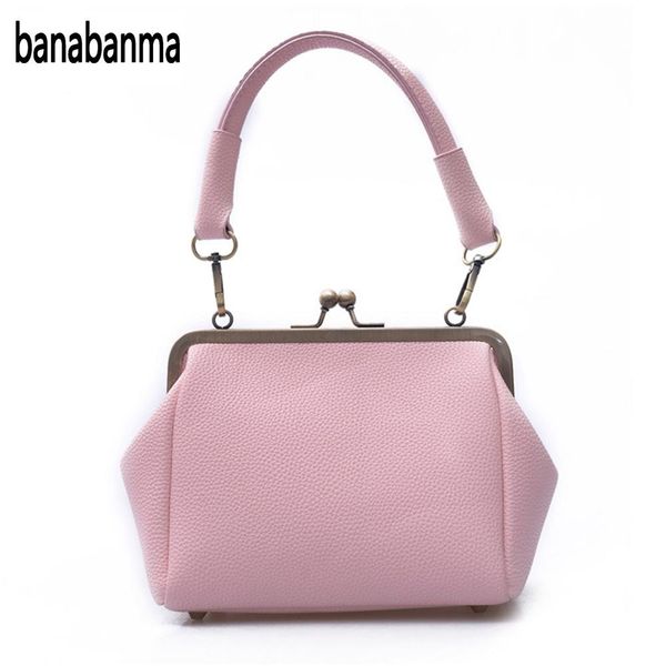 

banabanma women handbag fashion antiwear pu satchel shell bags single shoulder oblique cross bag with shoulder strap zk30