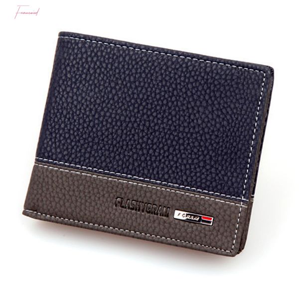 

short men wallet male purse card holder small walet cuzdan vallet for money bag kashelek portomonee billetera partmone portmann, Red;black
