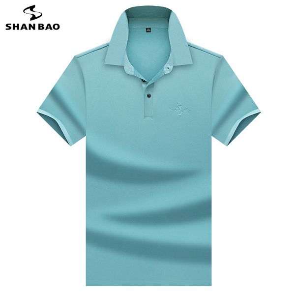 

2020 лето новая вышивка сплошной цвет рубашка с короткими рукавами бизнес джентльмен высокое качество повседневная одежда мужская рубашка, White;black