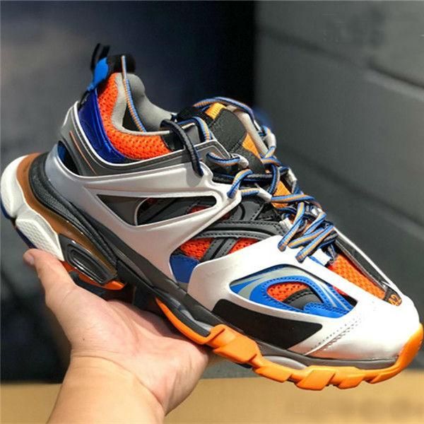 

arrival 3.0 tess s paris track men gomma maille black for women 2019 triple s clunky sneaker casual shoes designer shoes