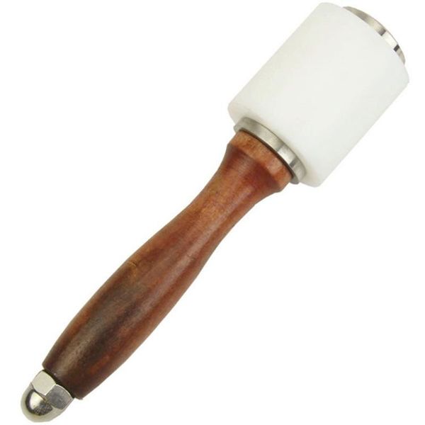 

nylon hammer leathercraft carving hammers sew leather cowhide tool with wooden handle