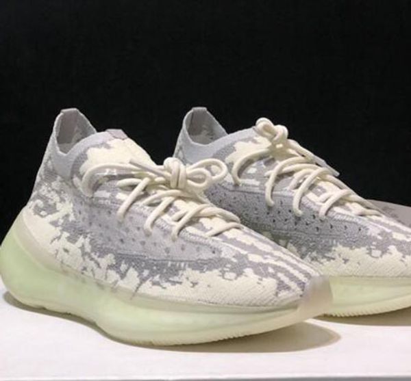 

2020 new designer shoes kanye west 380 v3 shoes citrin alien black white alien sneaker men women fashion running shoes chaussures