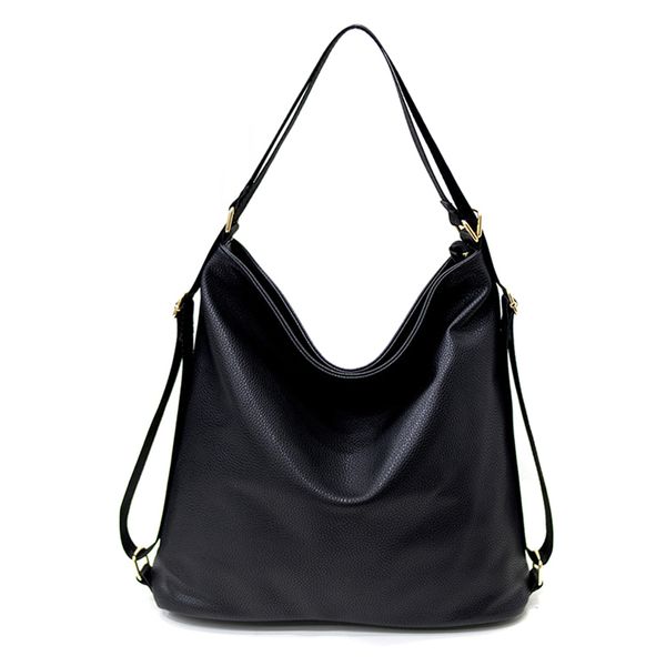 

lkeep multi-function leather women bags backpacks hobos shoulder bag fashion ladies leather bags