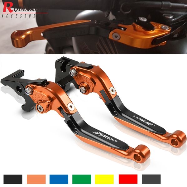 

690duke 2014-2016 motorcycle aluninum brake handle adjustable foldable clutch brake levers handle for 690duke 2014 2015 2016