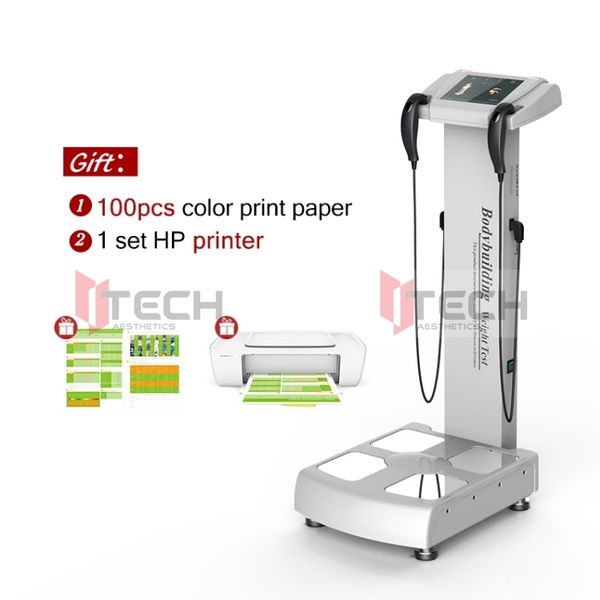 

professional bmi body fat analysis machine body composition analyzer for analysis body health fat analyzer with printer