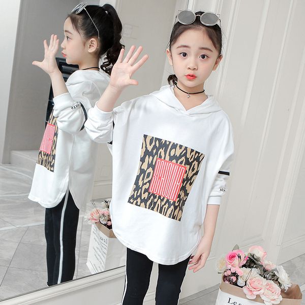 

2020 kids clothes girls autumn spring clothing sets long sleeve cotton +pants tracksuit boutique children clothes outfit t200707, White