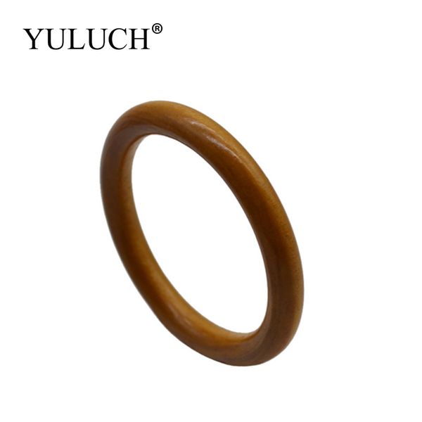 

trendy round natural wood simple bangles wooden bracelet large bangles smooth brown wood sale 6 pieces wholesale for girls/women, Black