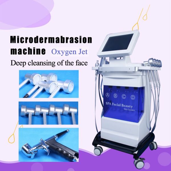 

2020 new professional oxygen jet skin care system /oxygen facial beauty salon spa jet diamond microdermabrasion machine for sale, Black;white