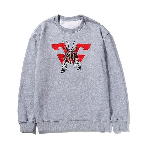 

mens designer hooded sweatshirts fashion brand hoodies for mens sweatshirts high street embroidery pullover winter mens coats m-2xl size, Black