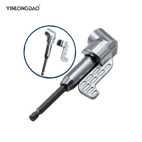 

1/4" inch magnetic driver bit adapter screwdriver 105 degree adjustable thumb flange off-set power head power drill driver