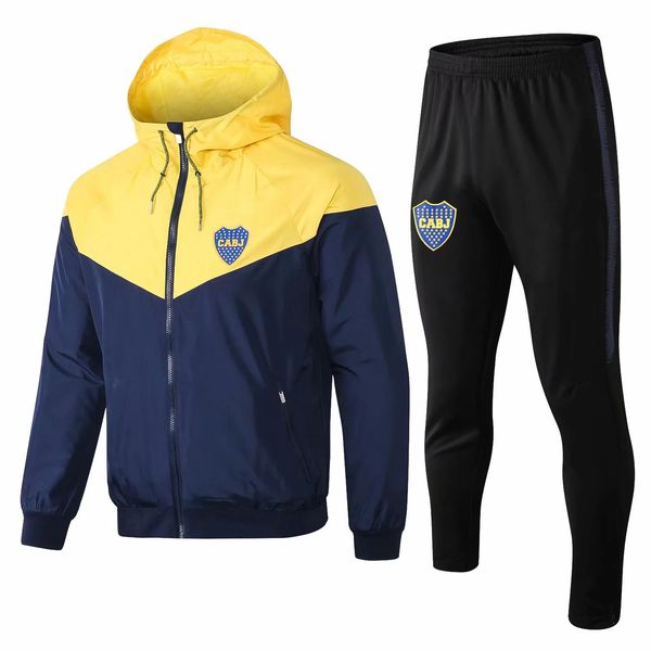 

18 19 new boca juniors soccer jacket windbreaker gago tevez cardona benedetto soccer tracksuit boca junior pavon training suit, Blue;black